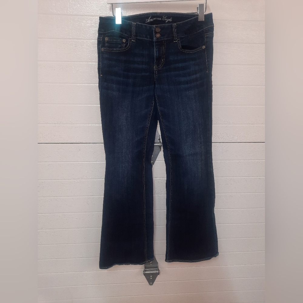 American Eagle Outfitters Dark Blue Boot Cut Jeans